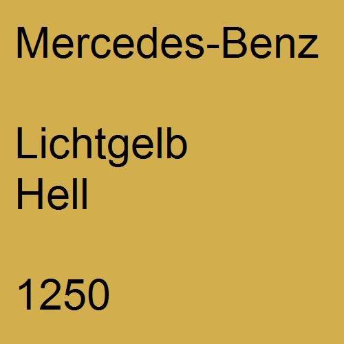 Mercedes-Benz, Lichtgelb Hell, 1250.